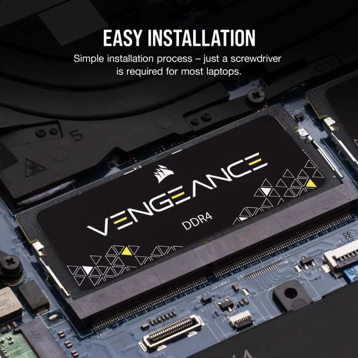 Image du produit Corsair Vengeance (1 x 16GB, 3200 MHz, RAM DDR4, SO-DIMM)
