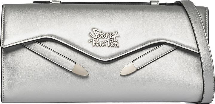 Actual product image Secret Pon Pon Damen Handtasche - Modell Eolara Lux - 100% Polyurethan - 30.5 X 15.0 X 4.0 Cm