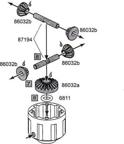 Produktbild HPI 4 Bevel Gear Differential Conversion Set (savage-mt2)
