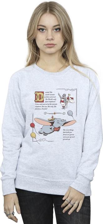 Produktbild Disney Dumbo Story Book Page Sweatshirt (S)