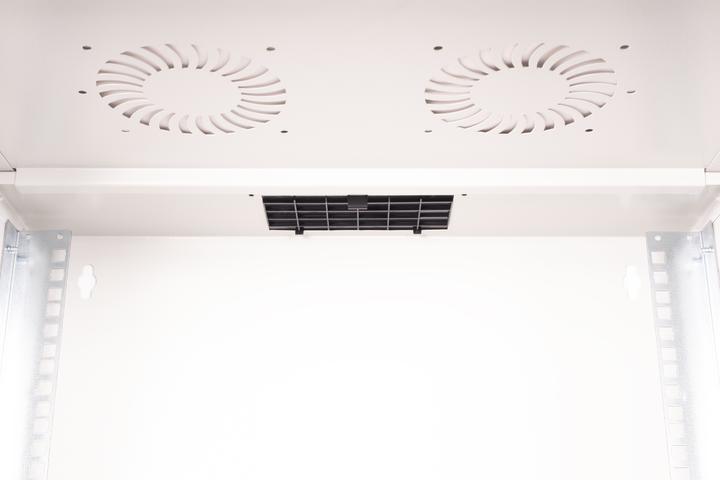 Produktbild Digitus 19" 9HE Wandgehäuse, SOHO PRO perforierte Tür, 460 x 540 x 400 mm, grau (10.86 HE, 19 Zoll Rack)