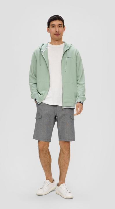 Produktbild s.Oliver Bermuda Regular: Cargoshorts mit feinem Karomuster (30)