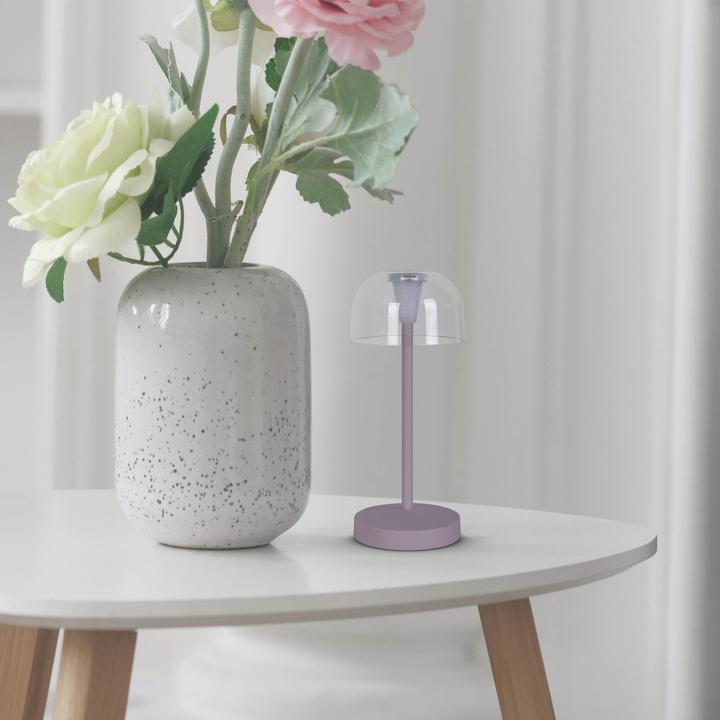 Produktbild Näve Akku- Tischleuchte GOMBA brombeere 2er Set (87 lm)