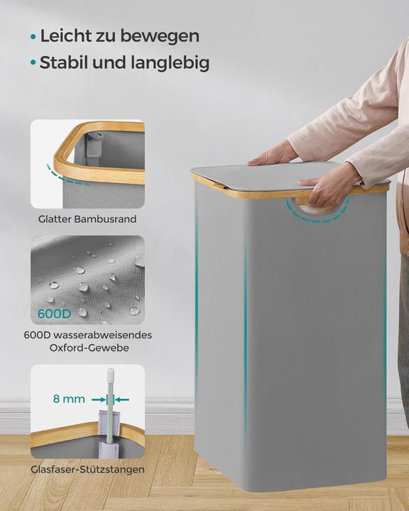 Image du produit Songmics Panier à linge Collecteur de linge (150 l)