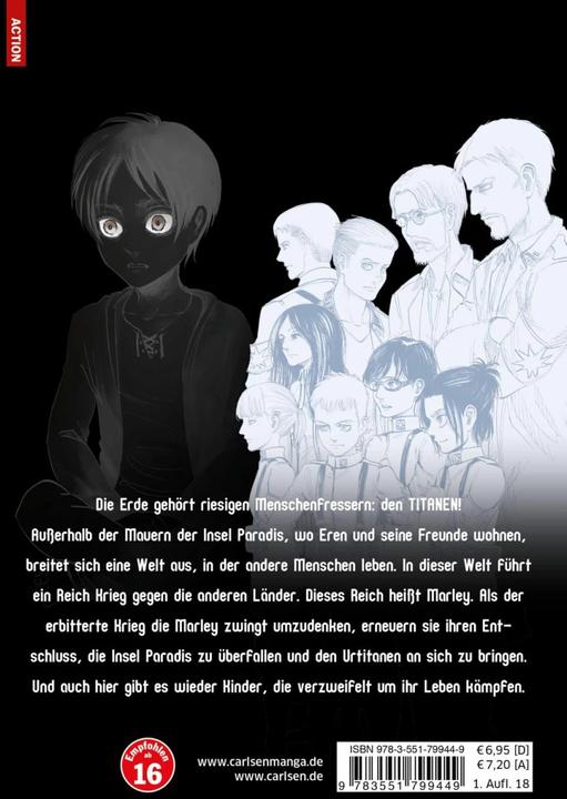 Produktbild Attack on Titan 24 (Deutsch, Hajime Isayama, 2018)