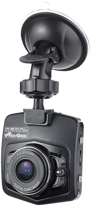 NavGear HD-Dashcam mit G-Sensor und Bewegungserkennung (Beschleunigungssensor, Akku, WQHD)
