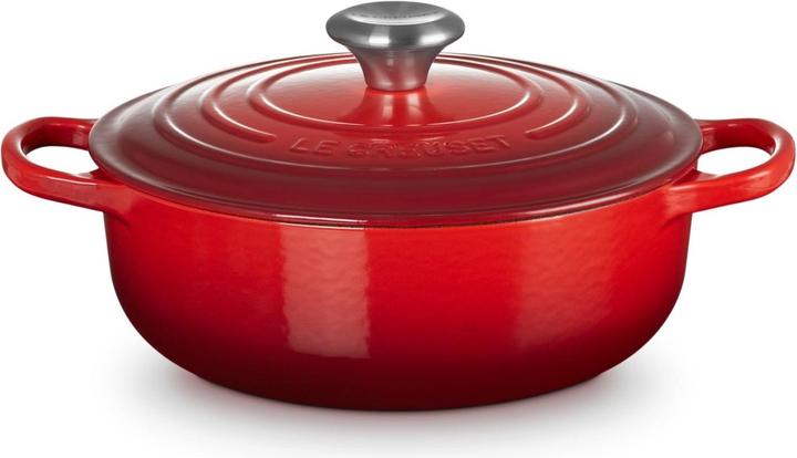 Image du produit Le Creuset Sauteuse Sig 24 cm Rouge Cerise (Casserole, Poêle à frire, Fonte, 24 x 14.70 cm)