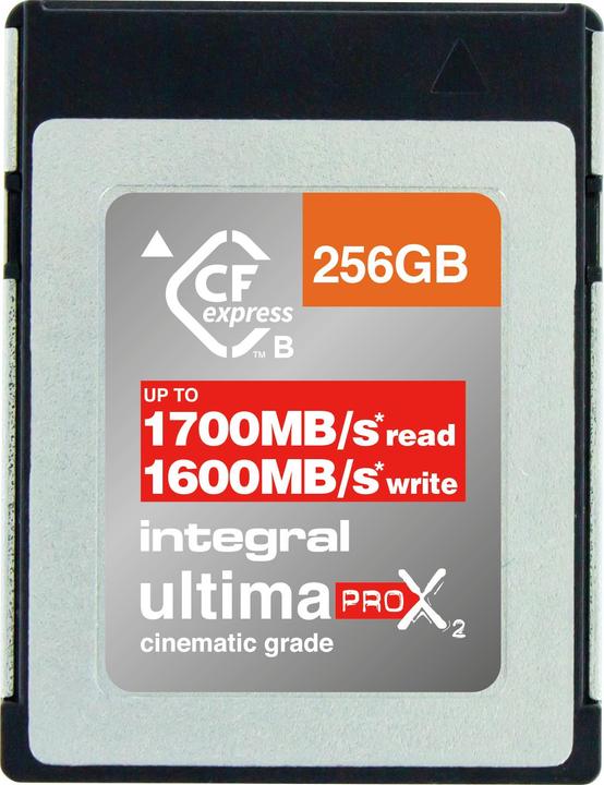 Actual product image 256GB UltimaPro X2 CFexpress Cinematic Type B 2.0 (256 GB, CFexpress type B, U1)