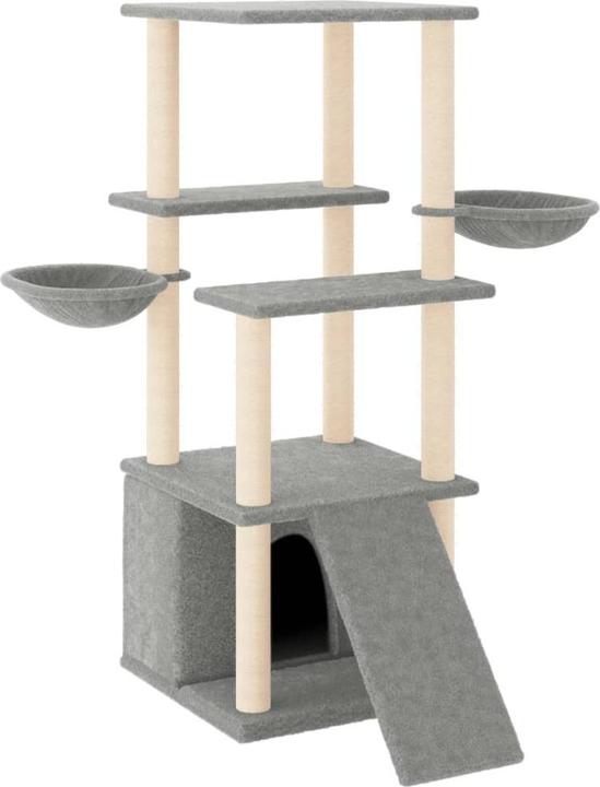 Actual product image vidaXL Kratzbaum (133 cm, Light grey)