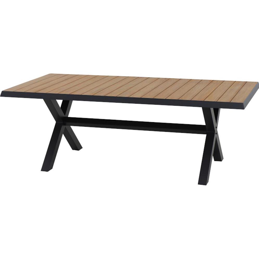 Siena Garden, Gartentisch + Balkontisch, Sincro Dining Tisch 200x100cm matt anthrazit /Teak FSC (200 cm)