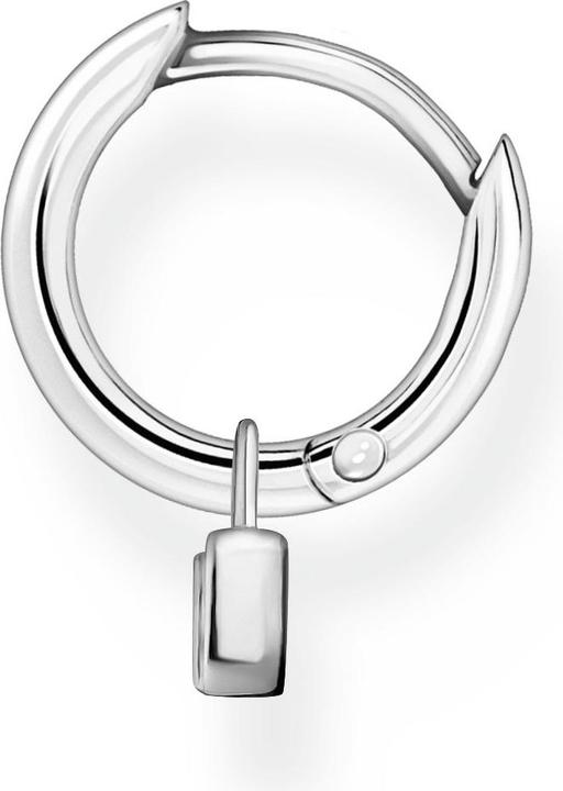 Actual product image Thomas Sabo Single Creole with lock pendant silver (Silver 925)