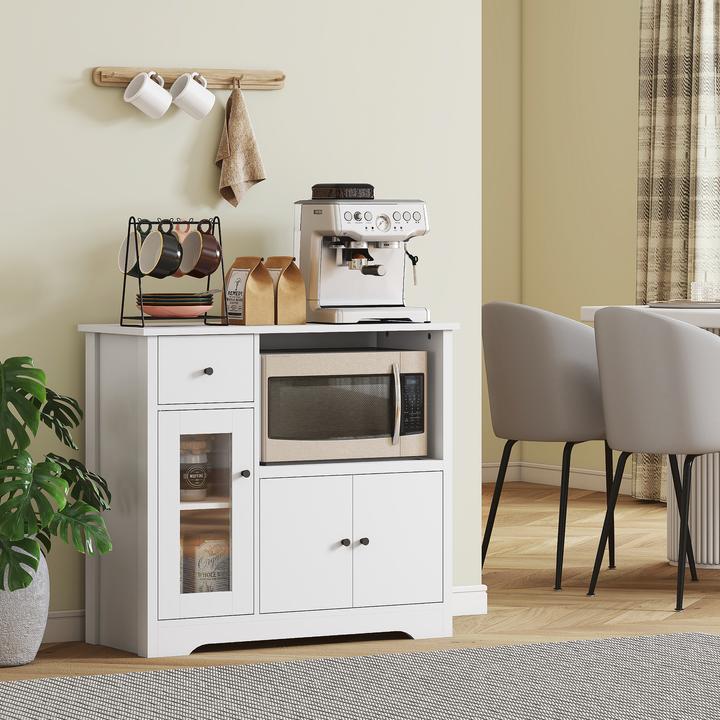 Actual product image Homcom Microwave oven (80 x 35 x 72.5 cm)