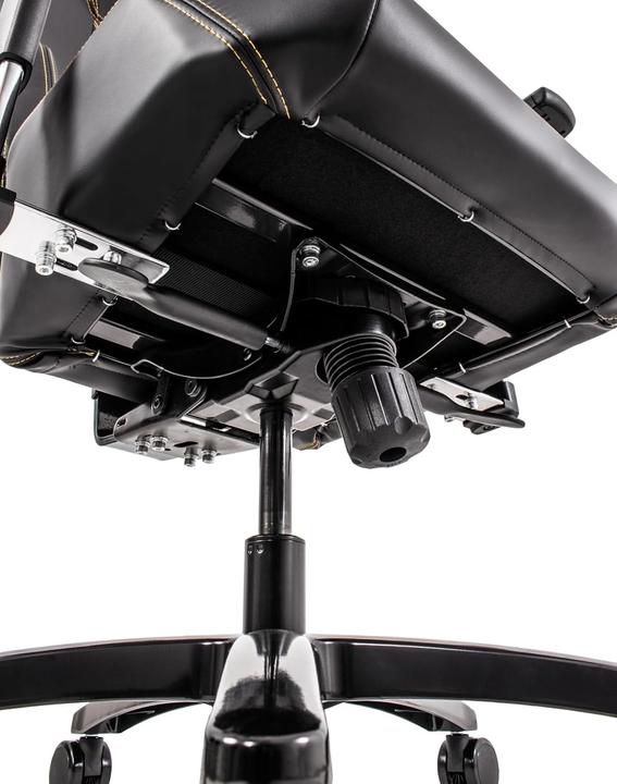 Actual product image Quersus Armchair VAOS Armchair.2.3. gold accent (Black - Gold)