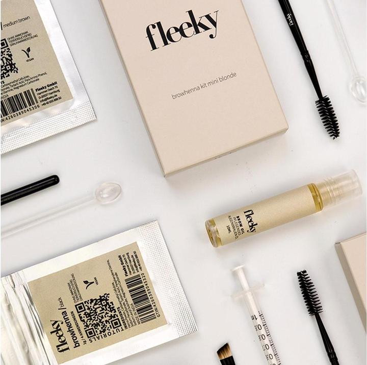 Image du produit Fleeky Browhenna Kit (Brun foncé)