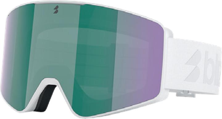 Matte White, Brown W Green Multi