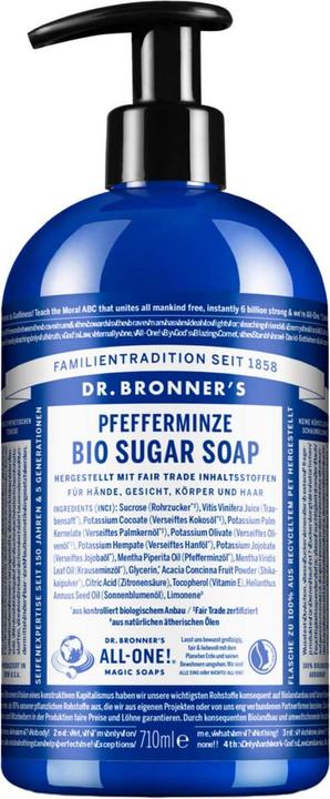 Actual product image Dr. Bronner's sugar soap (Liquid soap, 710 ml)