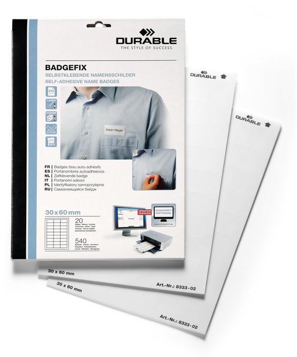 Produktbild Durable Namensschilder, selbstklebend