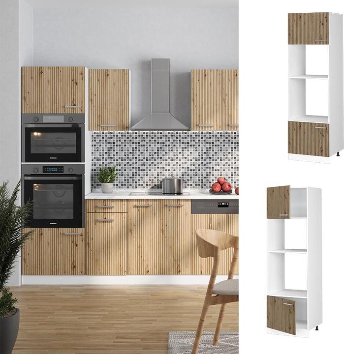 Produktbild Vicco Mikrowellenschrank R-Line (60 x 57.20 x 207 cm)