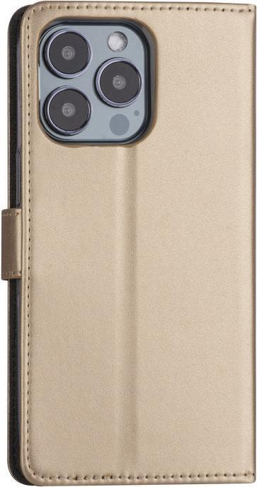 Immagine prodotto Ambiance1 Custodia iPhone 13 Pro - Custodia a libro in similpelle oro n.209 (Apple iPhone 13 Pro)