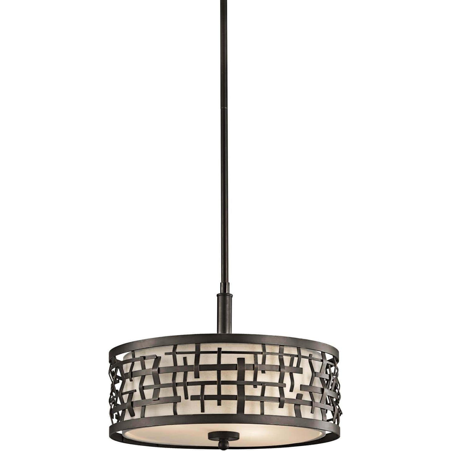Elstead Lighting, Pendelleuchte, Loom Hängeleuchte E27 3-fach Ältere Bronze (E27)