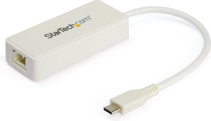 Image du produit StarTech .com Adaptateur Ethernet USB 3.1 USB-C avec port USB supplémentaire (USB-C, RJ45 (1x))