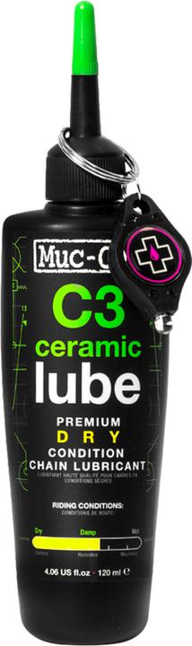 Actual product image Muc-Off C3 Dry Ceramic Lube 120ml (120 ml, Chain oil)
