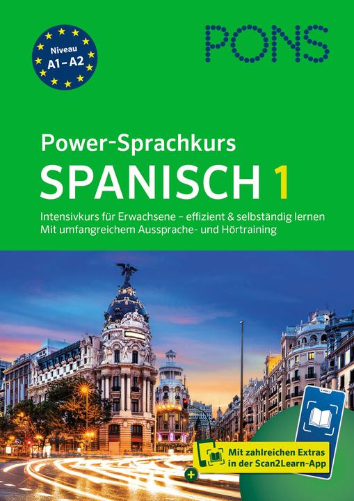 Actual product image Power-Sprachkurs Spanisch 1 (German, Spanish, 2024)