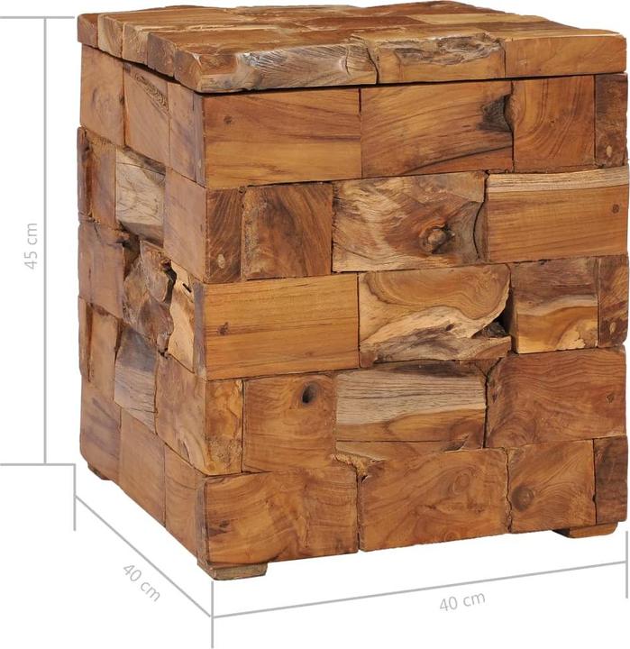 Actual product image vidaXL Hocker