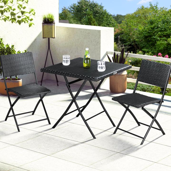 Image du produit Casaria Set de balcon (63 x 63 x 73 cm)