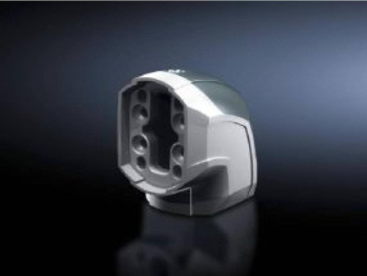 Image du produit Rittal CP 60 Pièce coudée 90° pour systèmes de bras porteurs de boîtiers PC