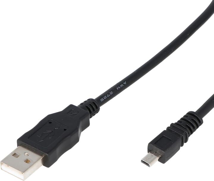 Actual product image AccuCell USB cable suitable for Casio, Nikon, Panasonic Lumix K1HA08CD0019 (Charger)