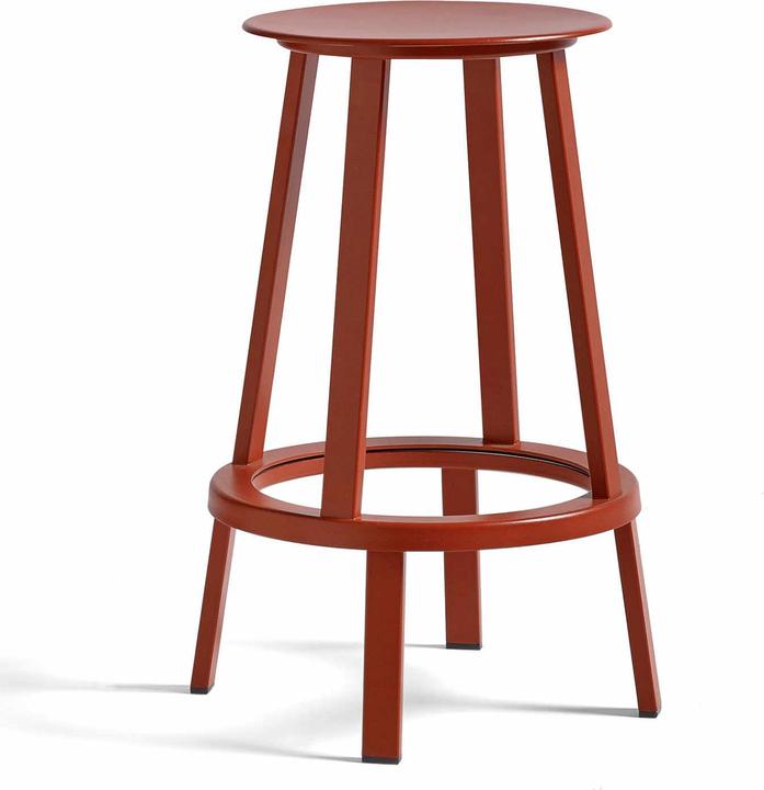 Powder-coated red