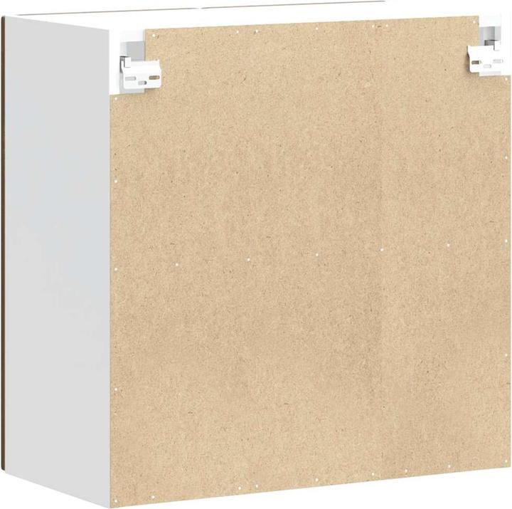 Actual product image VidaXL Kitchen wall unit with glass door Kalmar brown oak-look (60 x 31 x 60 cm)