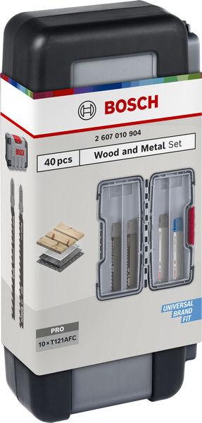Produktbild Bosch Professional Zubehör 40-tlg. Stichsägeblatt-Set Wood and Metal