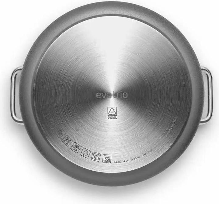 Produktbild Eva Solo Eva Trio - Grey Line Topf - Grey - 4.8 l 20 cm (Kochtopf, Aluminium, 20 x 13 cm)