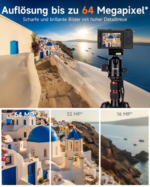 Produktbild Rollei Compactline 10x Flip Kompaktkamera (64 Mpx, 1/4")