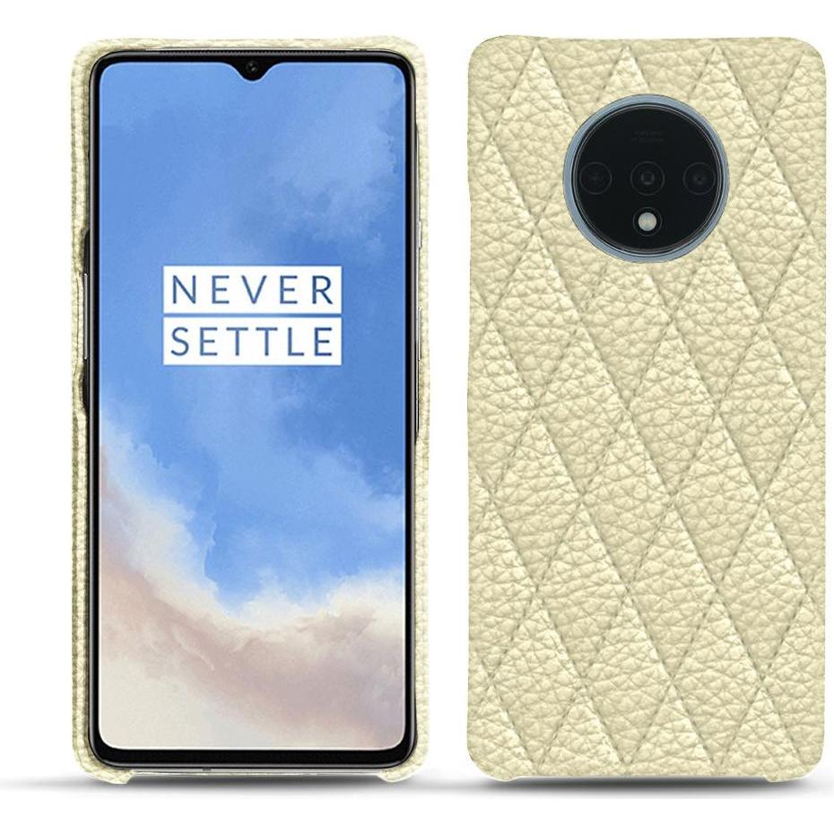 Thumbnail - Noreve Lederschutzhülle (OnePlus 7T), Smartphone Hülle, Weiss