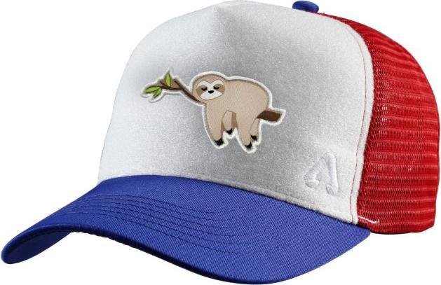 Azzurro, rosso - bradipo