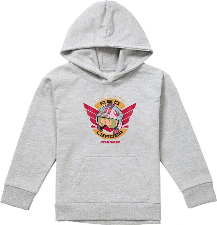 Produktbild Star Wars Red Leader Kapuzenpullover meliert (128)