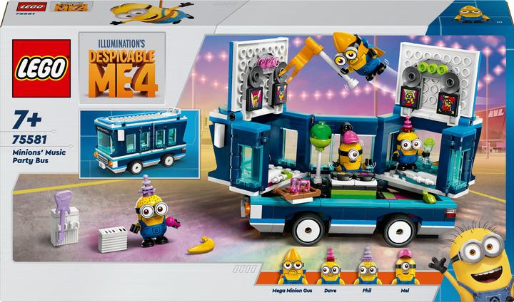 LEGO Les Minions et le bus de fête (75581, LEGO Minions)