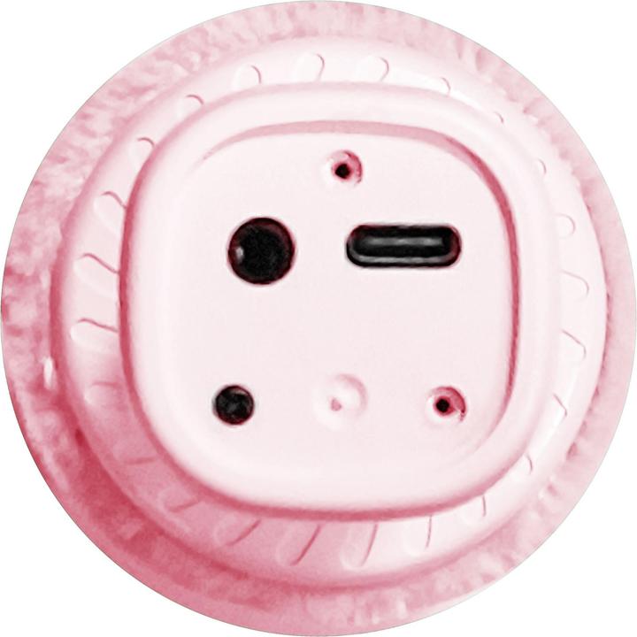 Actual product image Denver Bluetooth Karaoke Microphone Speaker with fluffy top - Pink