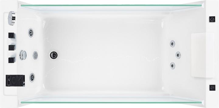 Produktbild Beliani Whirlpool Badewanne weiss freistehend rechteckig 170 x 80 cm OYON (270 l, 170 cm, 80 cm)