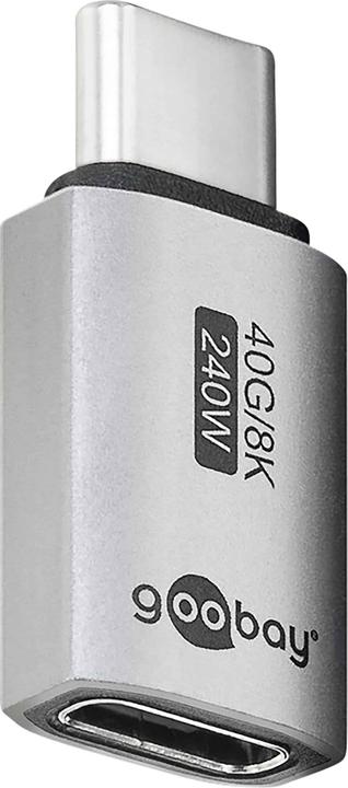 Actual product image Goobay USB-C adapter straight, USB4 (USB-C, USB-C)