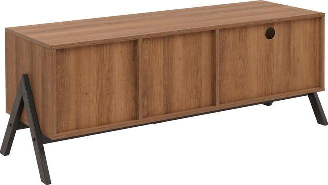 Produktbild Mendler TV-Rack HWC-O40, MDF Metall Melamin 49x120x40cm – natur