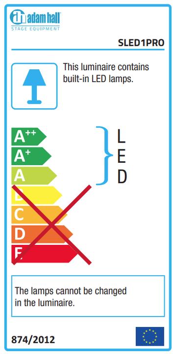 Produktbild Adam Hall Stands SLED Pro LEDNotenpultleuchte