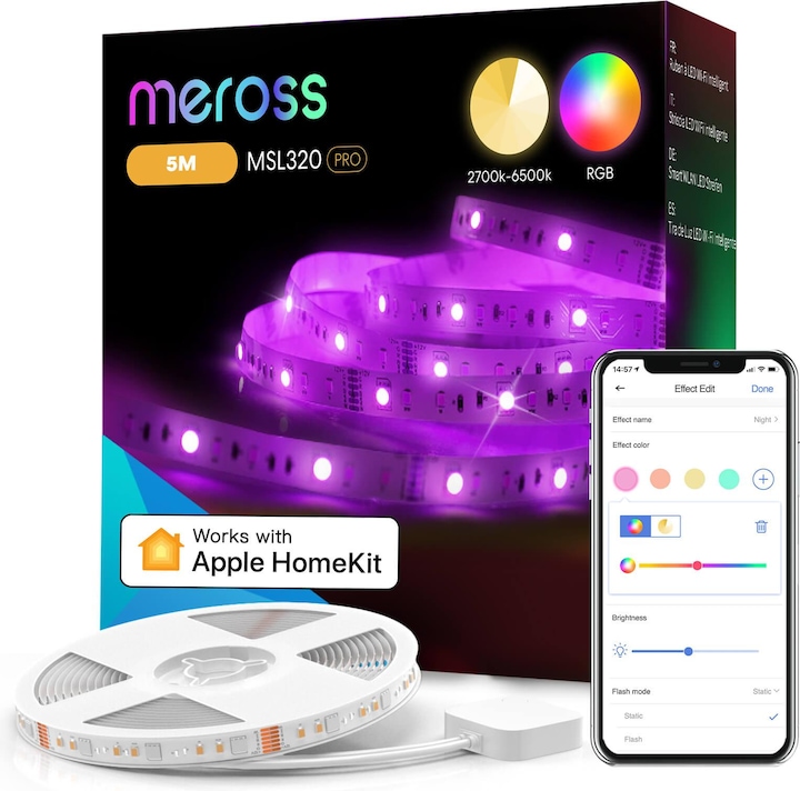 Immagine prodotto Meross Smart (Multicolore, 500 cm, Interno)