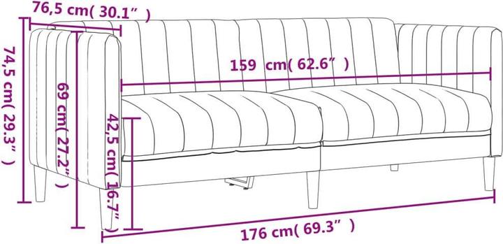 Actual product image vidaXL Sofagarnitur (Upholstery set)
