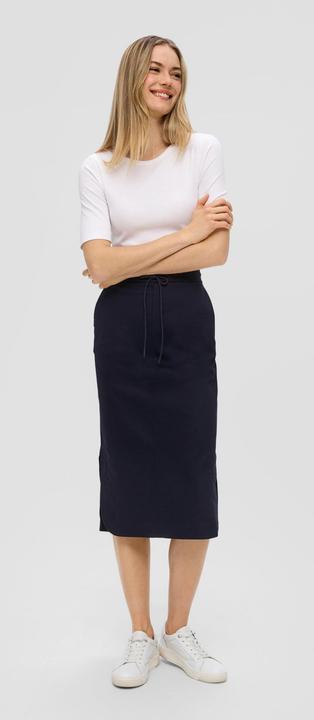 Produktbild s.Oliver Rock Midi-Rock mit Elastikbund (36)