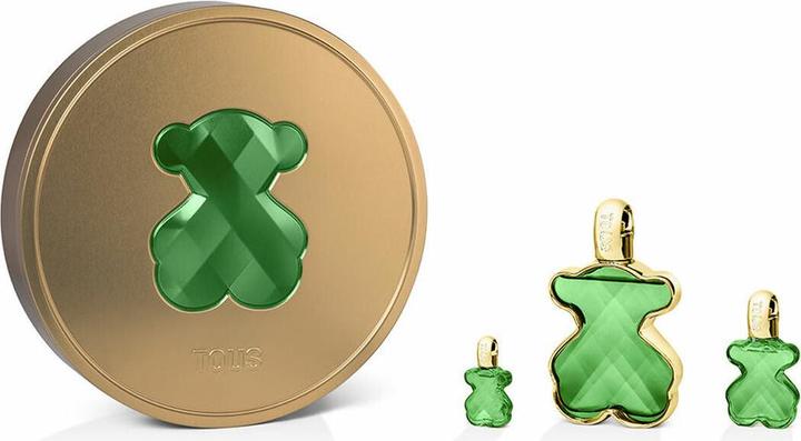 Actual product image Tous LoveMe The Emerald Elixir Set Perfume 90ml Perfume Mini 15ml + Luxe Sample 4.5ml (Perfume set)