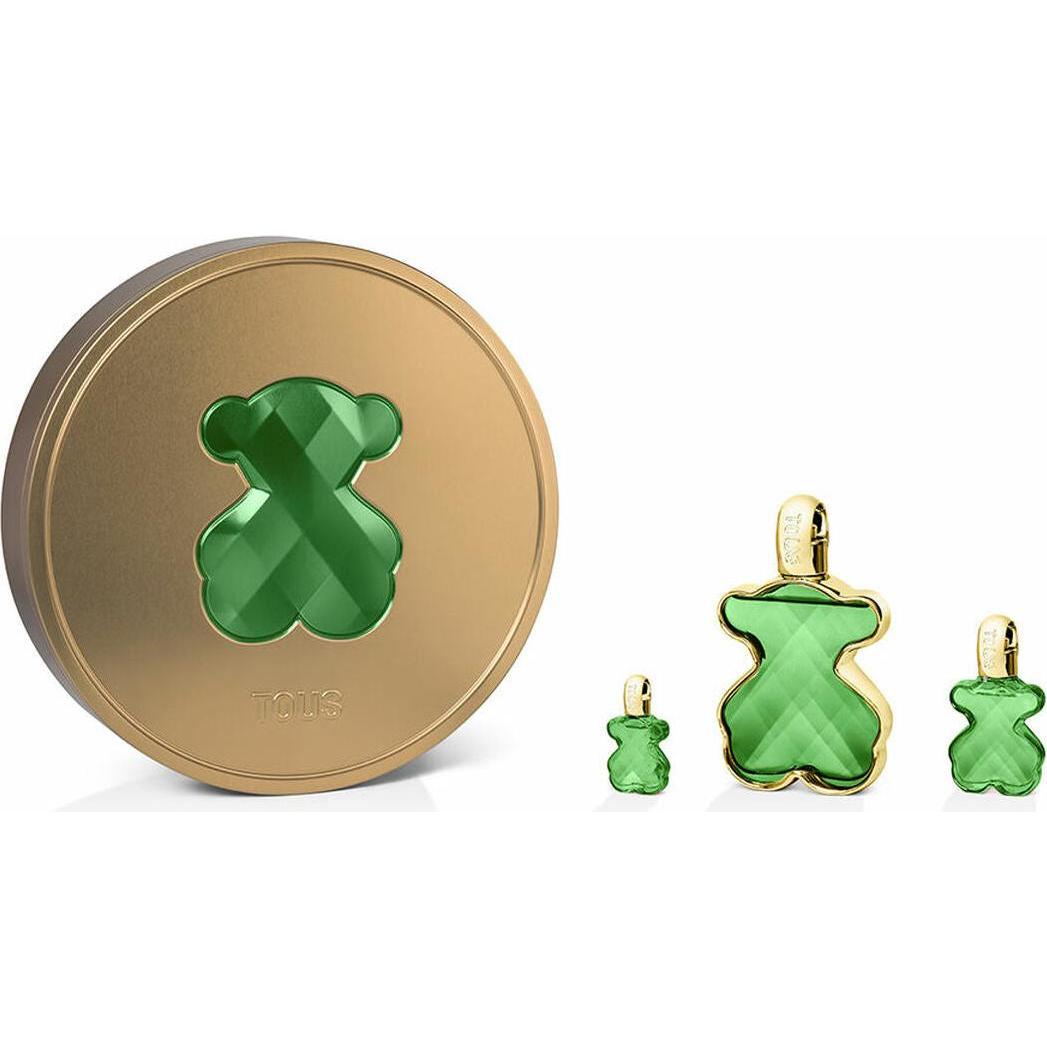 Tous LoveMe The Emerald Elixir Set Parfum 90ml Parfum Mini 15ml + Luxe Sample 4.5ml (Parfum Set) (092751)